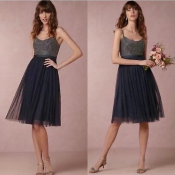 Needle & Thread Blue tinted Grey Coppelia Embellished Ballet Tulle Midi Dress 2 - Picture 16 of 16